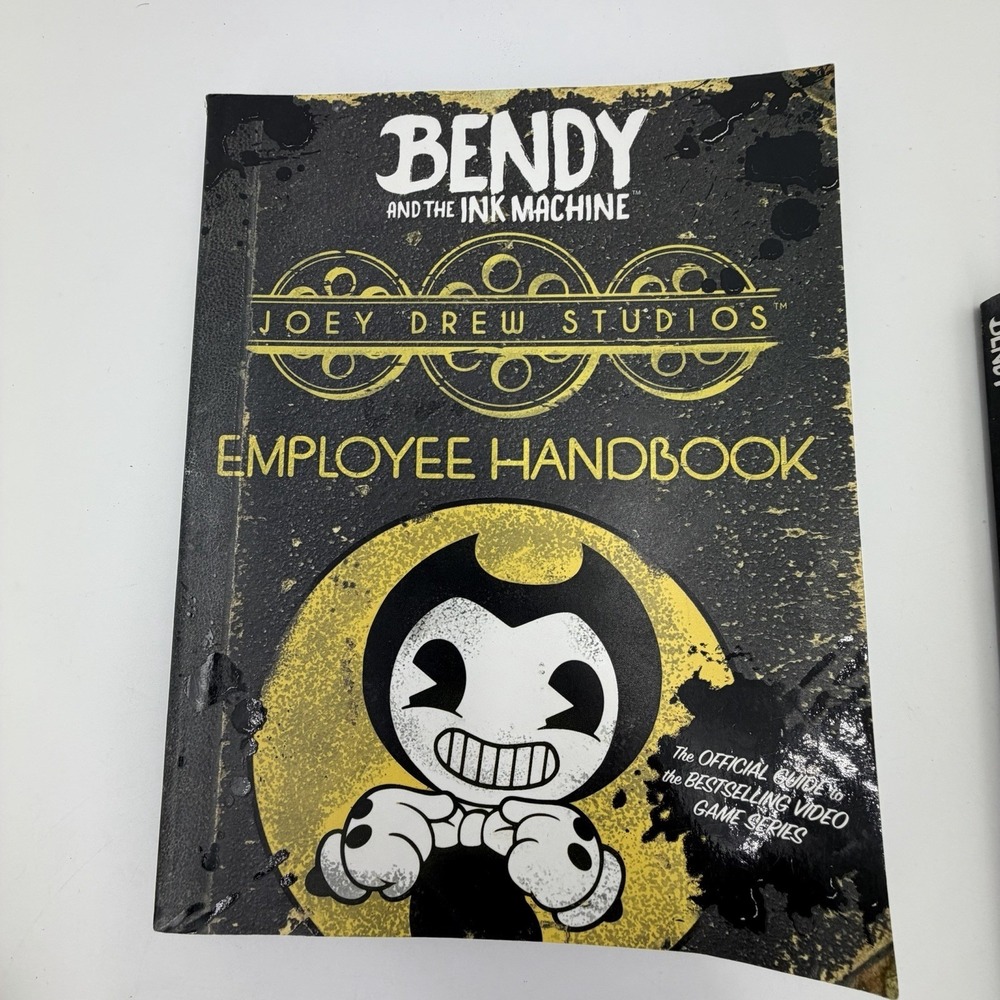 Bendy Books Lot Adrienne Kress Joey Drew Studios Employee Handbook Comic Novels - Picture 3 of 7